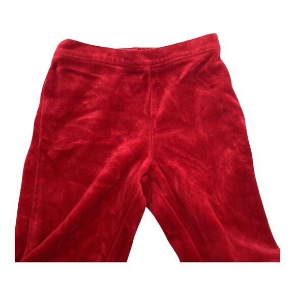 Baby Girl Santa Christmas Pants Red White Faux Fur Trim Holiday Costume 3-6M - Picture 2 of 5
